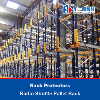 Radio Shuttle Pallet Rack Upright Protectors Rack End Guard Polymer Safety Barrier Traffic Guardrails