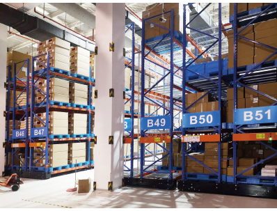 Electric Mobile Pallet Rack Rail Free Racking Warehouse Storage Rack ...