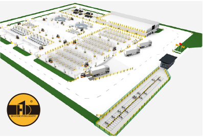  Safety Barrier Warehouse flexible anti-collision system   FS-2023A