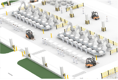  Safety Barrier Warehouse flexible anti-collision system   FS-2023A