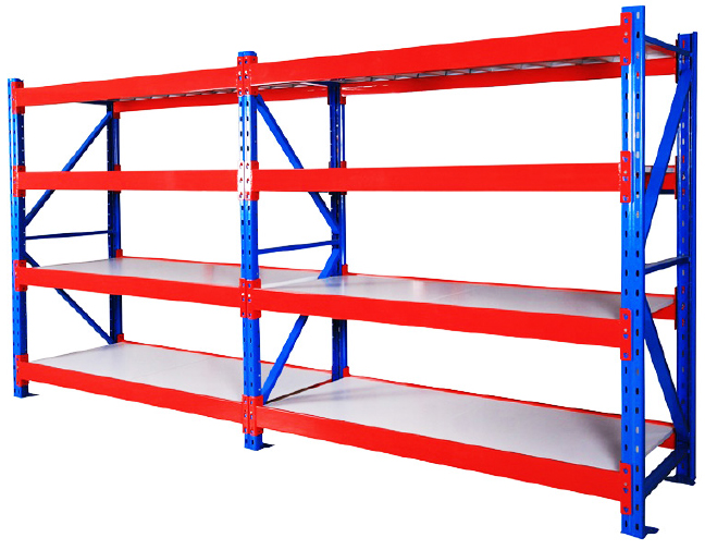 Medium Duty Rack B Carton Box Storage Shelving Long Span Rack Warehouse ...