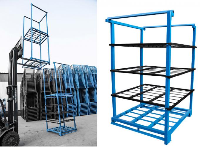 Nesting Stacking Foldable Stacking rack
