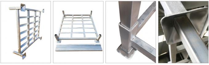 Square Tube Foldable Stacking rack Demountable Stacking rack Stackable Rack