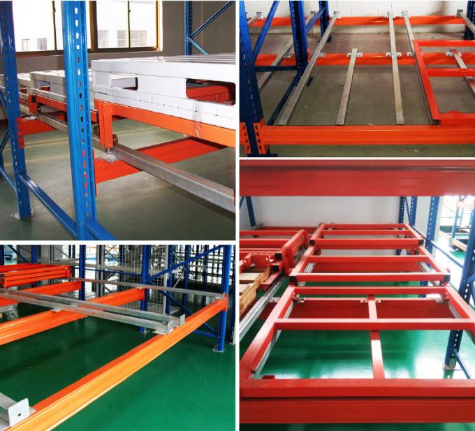 Push Back Pallet Racking High Density Warehouse Storage Racking Push ...