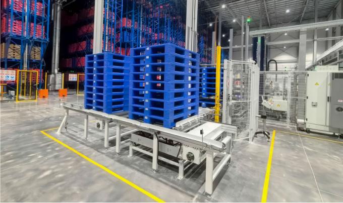Double Deep Pallet Stacker ASRS, Automatic Storage and Retrieval System