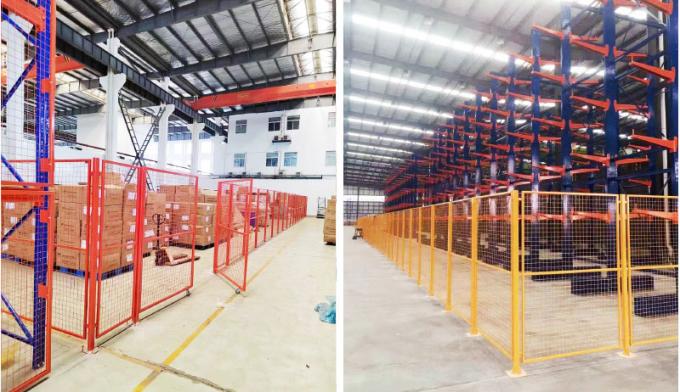Wire Mesh Security Fence Aluminium Alloy Safety Fence Warehouse Fence