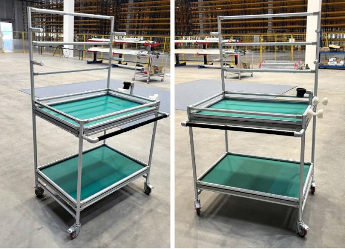 Material Rack System Made From The Third Generation Lean Pipe Aluminum ...