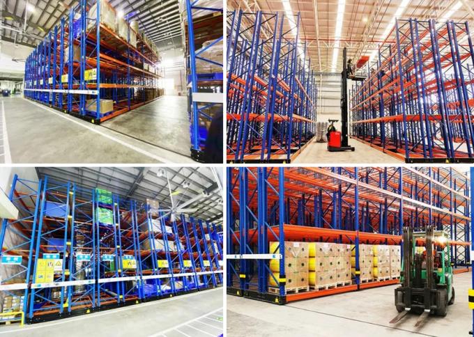 C12: Automatic Heavy Duty Electric Mobile Pallet Storage Racking System
