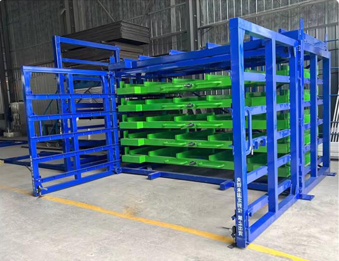 B29 Hand-0perated Sheet Metal Storage Rack Sheet Drawer Roll-out Rack ...