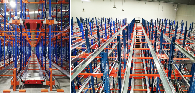 B37 Warehouse Storage Shelves Heavy Duty Radio Shuttle Car Pallet ...