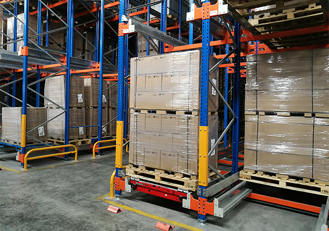 B37 Warehouse Storage Shelves Heavy Duty Radio Shuttle Car Pallet ...