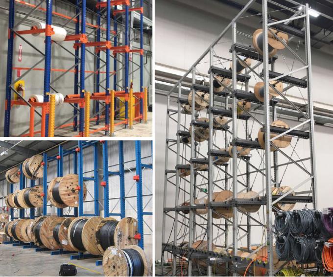 Wl Racking Handle Rel Cantilever Racking Roll Drum Storage Cable Reel Rack Steel Coil Roll Rack