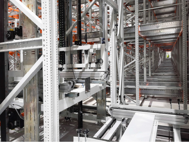 Pallet Conveyor Sorting System For ASRS Automatic Storage And Retrieval ...