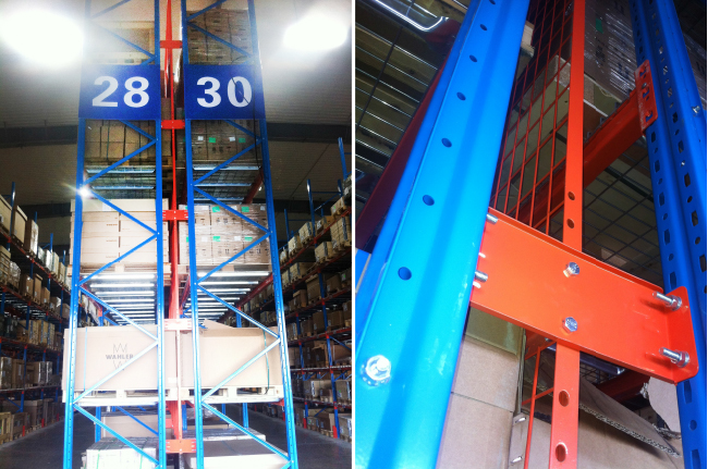 Back Wire Mesh Fencing for Warehouse Storage Rack Heavy Duty Pallet Racking