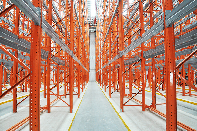 Vna Aisle Racking VNA Rack Very Narrow Aisle Heavy Duty Rack VNA Pallet Racking Warehouse ...