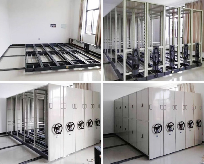 Manual Mobile Shelving Hand Cranked Movable Compact Shelves Archives ...