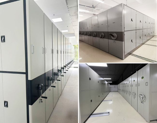 Manual Mobile Shelving Hand Cranked Movable Compact Shelves Archives ...