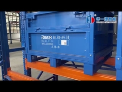 Stackable and Foldable Storage Steel Wire Mesh Pallet Cage work bin wire mesh pallet container