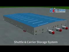 Carrier And Shuttle Car Pallet ASRS, Automated Storage and Retrieval System