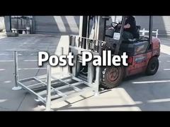 Detachable Warehouse Storage Hot Dip Galvanized Steel Large Stackable Metal Steel Post Pallet Rack