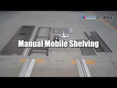 Manual Mobile Shelving Hand Cranked Movable Compact Shelves