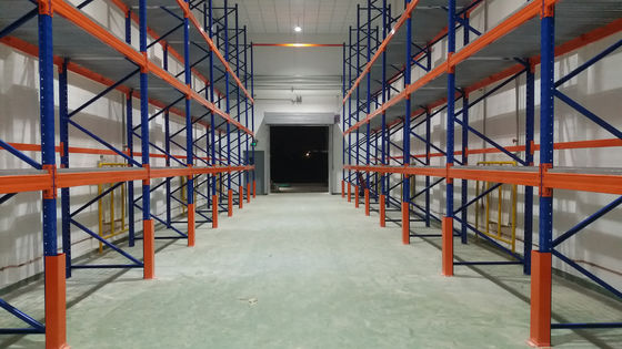 Adjustable Heavy Duty Pallet Racking System With 80x60 RHS Beam