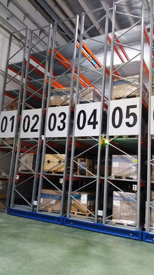 Adjustable Heavy Duty Pallet Racking System With 80x60 RHS Beam