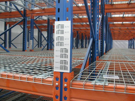 Powder Coated Electric Mobile Pallet Racking System With Loading Capacity