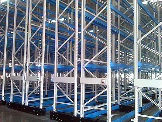 B13  Automatic Heavy Duty Electric Mobile Pallet Storage Racking System