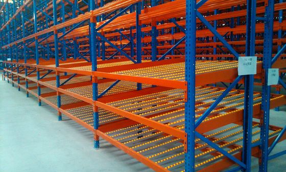 2MM Column Q235 Steel Carton Flow Racking 1000kg Loading Per Pallet
