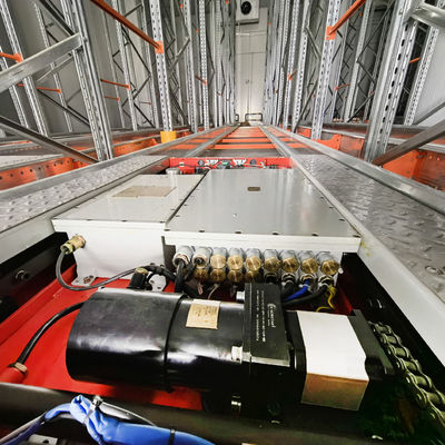 Two Way Radio Shuttle Racking Pallet Runner Rack System Explosive Proof Warehouse