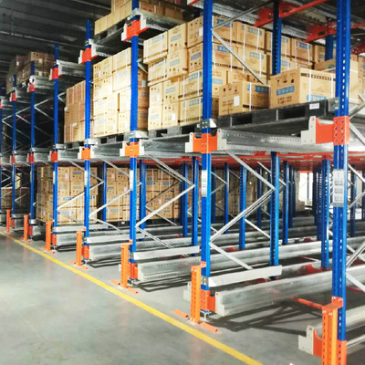 Radio Shuttle Rack Warehouse Storage Racking pallet runner rack system Shuttle Rack For Cold Storage