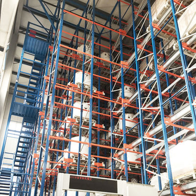 Two Way Radio Shuttle Racking and Stacker Crane Floor Supported SRM Storage And Retrieval Machine ASRS Automatic Storage And Retrieval System