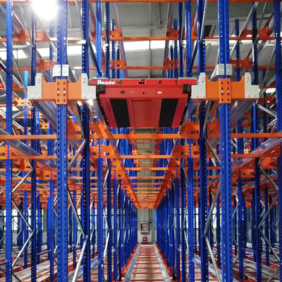 A18: Radio Shuttle Rack Cart And Forklift (AGV) System Fully Automated Fifo Filo  System Radio Shuttle Racking System