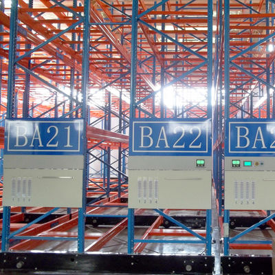 Electric Mobile Pallet Rack Side-track guided type  Warehouse Storage Racking
