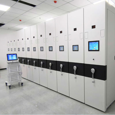 Smart Electronic Mobile Shelving Intelligent Archive Storage Shelves Steel Intelligent Compact Libraries Shelving Systems for Storage