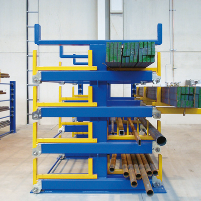 Manual Telescopic Cantilever Rack Manual Cranked Type Cantilever Racking for Long Materials