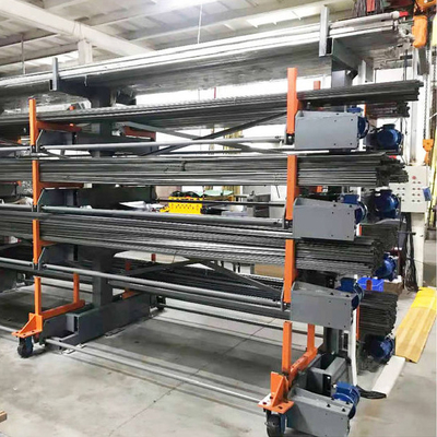 B40 Electric Drive Telescopic Cantilever Rack Long Steel Pipe Cantilever Racking