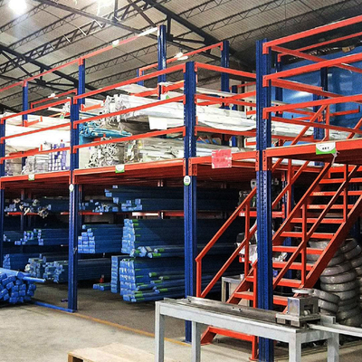 A43: Cantilever Rack For Long Products Cantilevered Mezzanine Rack  Warehouse Storage Racking