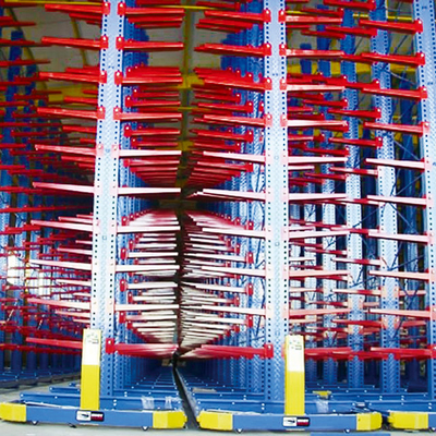 Heavy Duty Storage Cantilever Rack Electric Mobile Cantilever Racking for Pipe Sheets Long Materials