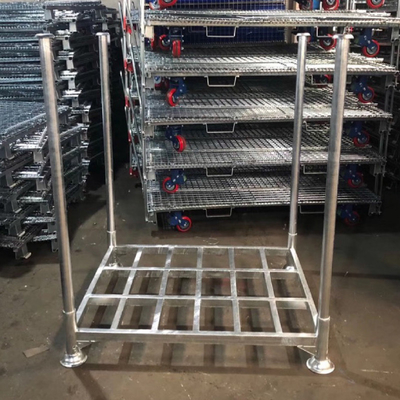 Round Post Foldable Stacking rack Demountable Stacking rack Stackable Rack