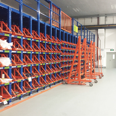 Roll Out Cassette Rack Honeycomb Rack Long Products Racking Cantilever Rack Warehouse Storage Racking