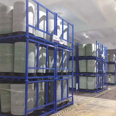 A19: Foldable Stacking rack Demountable Stacking rack for Canvas Textile Rolls Fabric Stackable Rack