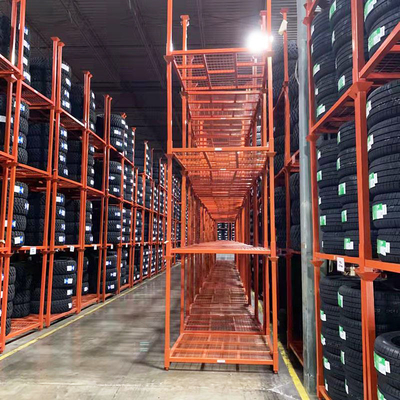 Foldable Stacking rack Stackable Rack For Tire Warehouse Storage Tire Rack