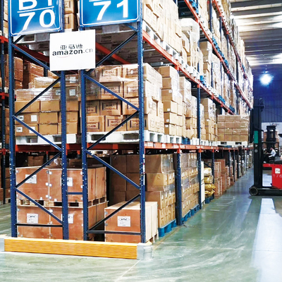 B27 Kerb Curved Barriers Rack End Guard  Racking upright Protector safety barrier Anti-Collision Guardrails