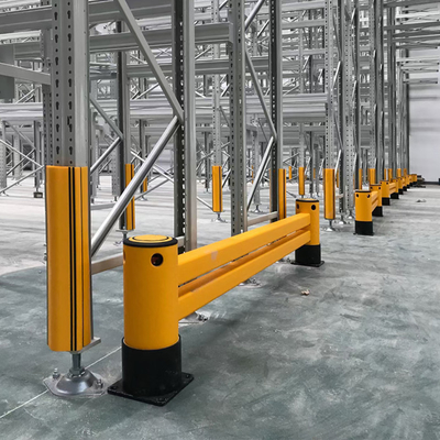 A53: Racking Protection FS-2021A Warehouse Storage Rack Flexible Anti-Collision Guardrails