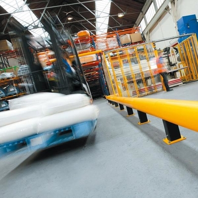 A02: MM Anti-Collision Guardrails Warehouse Safety Barrier Traffic Guardrails