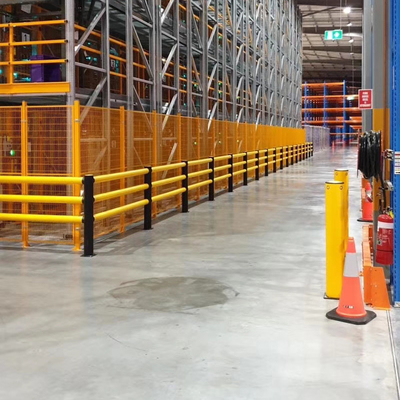 B44： LA Anti-Collision Guardrails Warehouse Safety Barrier Traffic Guardrails