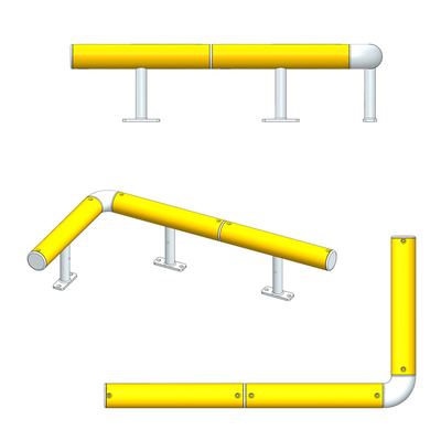 A09: SA Anti-Collision Guardrails Warehouse Safety Barrier Traffic Guardrails