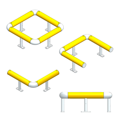 B09  Building and Column Protection Flexible Anti Collision Barrier SA Polygon Traffic Barrier